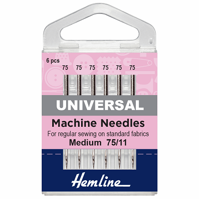 H100.75 Universal Size 75/11 Sewing Machine Needle..